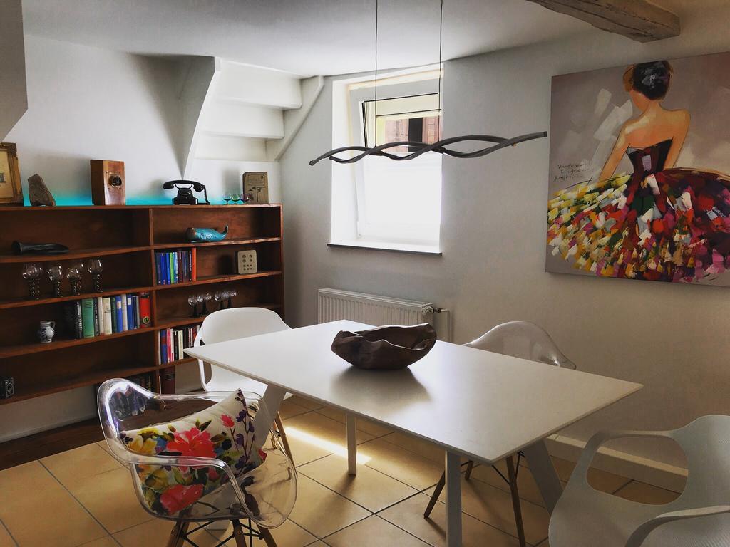 מיינץ Ferienhaus Zur Mainpforte מראה חיצוני תמונה